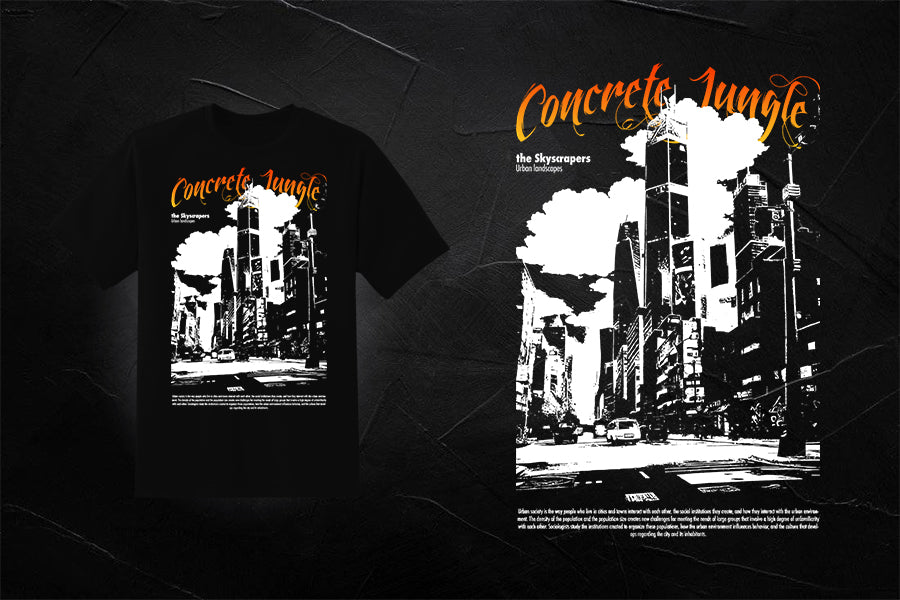 ‘Skyscrapers’ Concrete Jungle Heavy T-Shirt